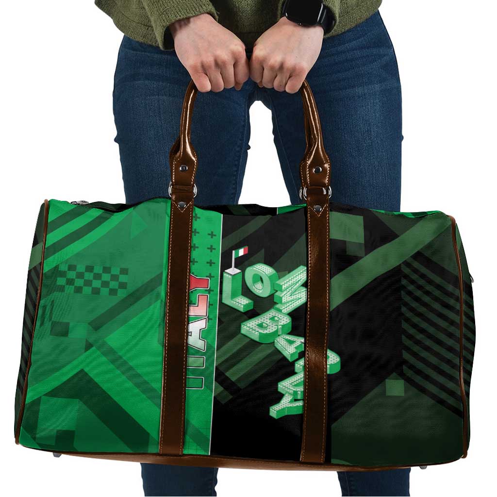 Italy Lombardy Travel Bag Isometric Style - Wonder Print Shop