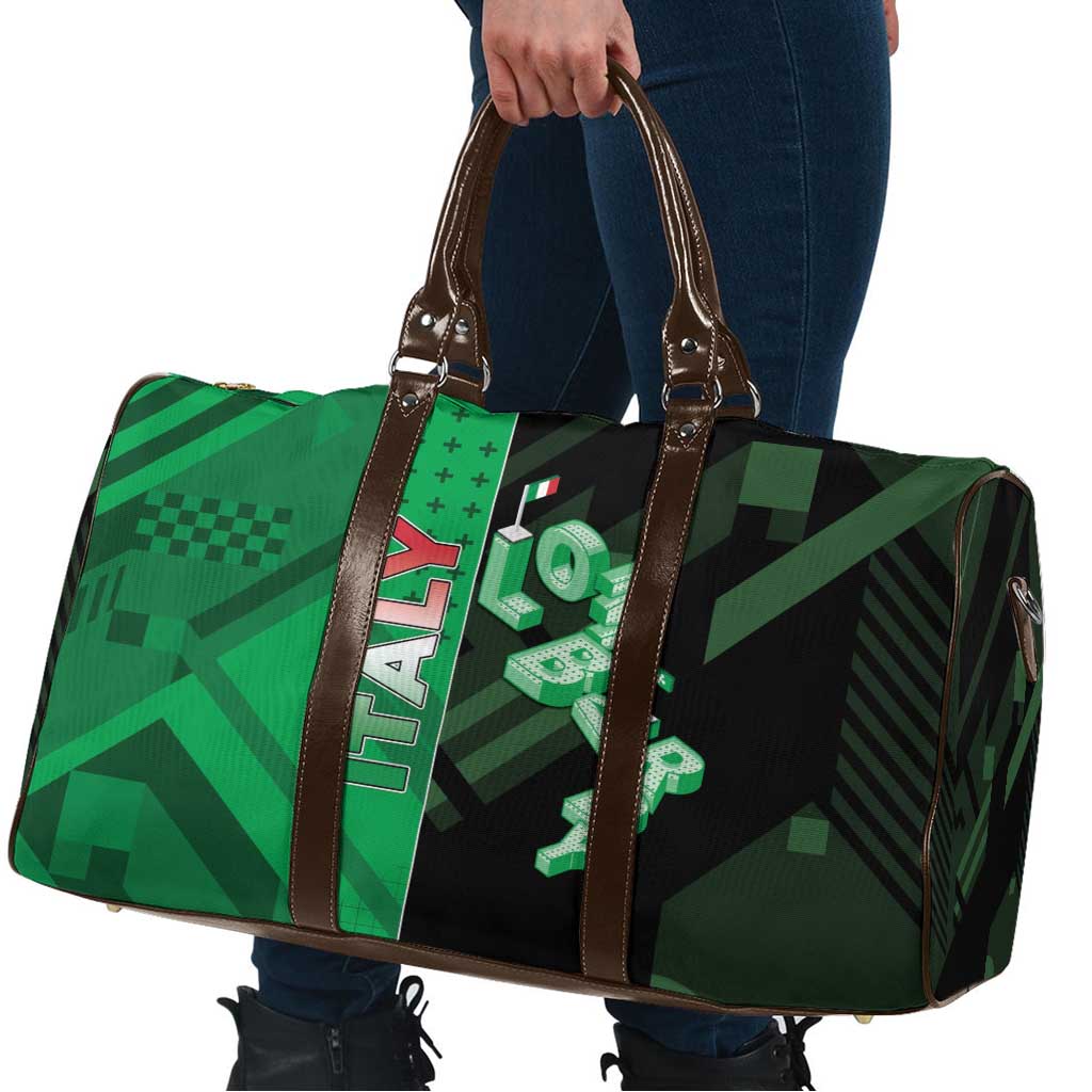 Italy Lombardy Travel Bag Isometric Style - Wonder Print Shop