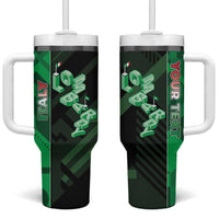 Personalized Italy Lombardy Tumbler With Handle Isometric Style - Wonder Print Shop