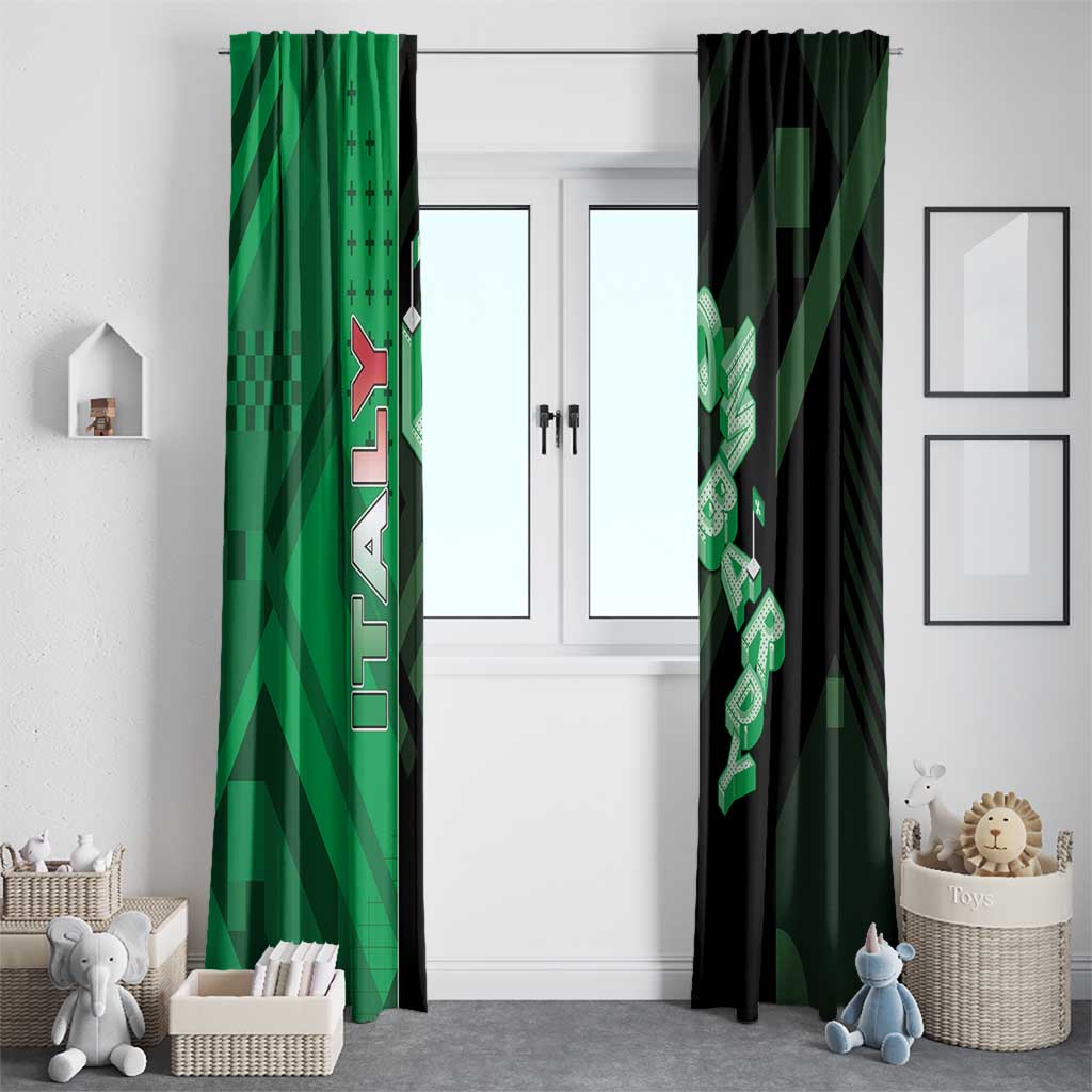 Italy Lombardy Window Curtain Isometric Style - Wonder Print Shop