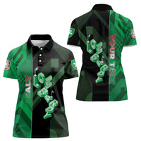 Personalized Italy Lombardy Women Polo Shirt Isometric Style - Wonder Print Shop