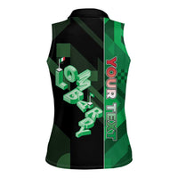 Personalized Italy Lombardy Women Sleeveless Polo Shirt Isometric Style - Wonder Print Shop