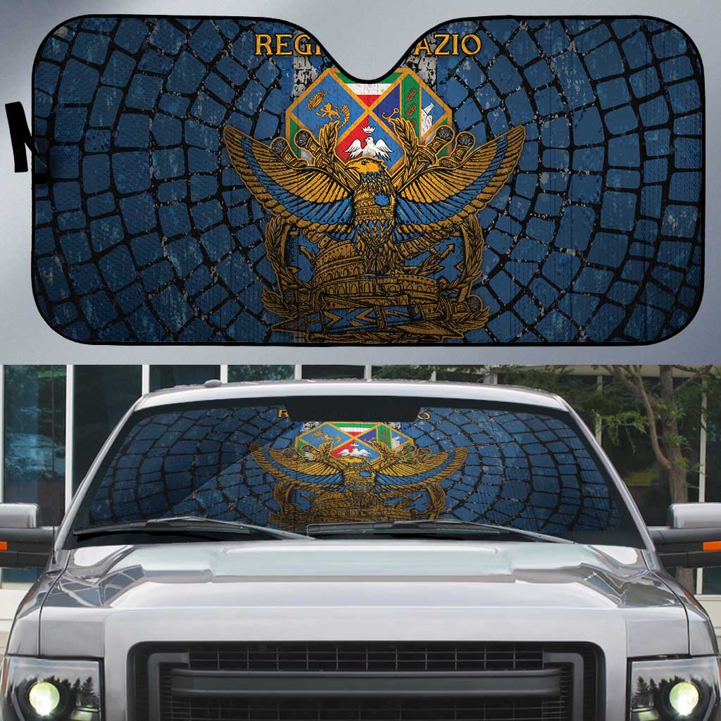 Italy Lazio Auto Sun Shade Roman Eagle Heritage - Wonder Print Shop