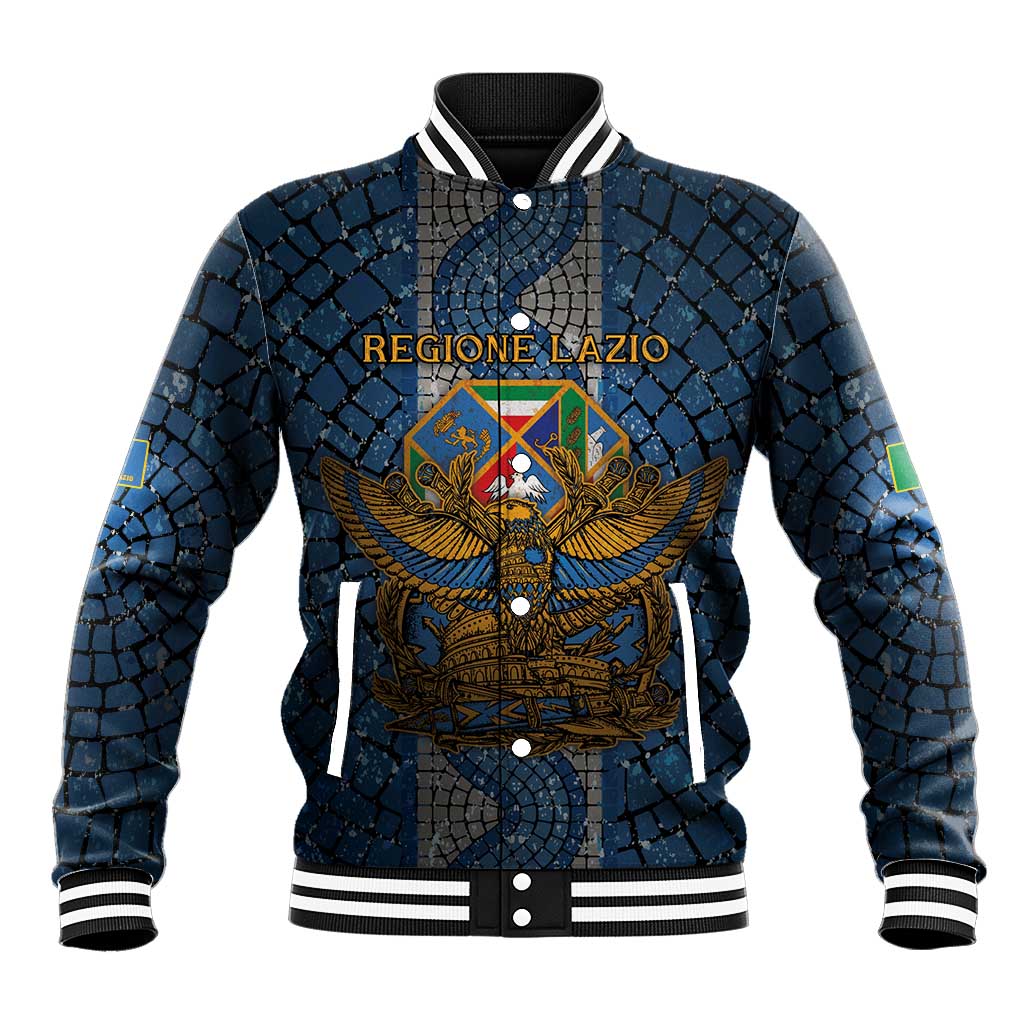Personalized Italy Lazio Baseball Jacket Roman Eagle Heritage - Wonder Print Shop