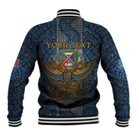 Personalized Italy Lazio Baseball Jacket Roman Eagle Heritage - Wonder Print Shop