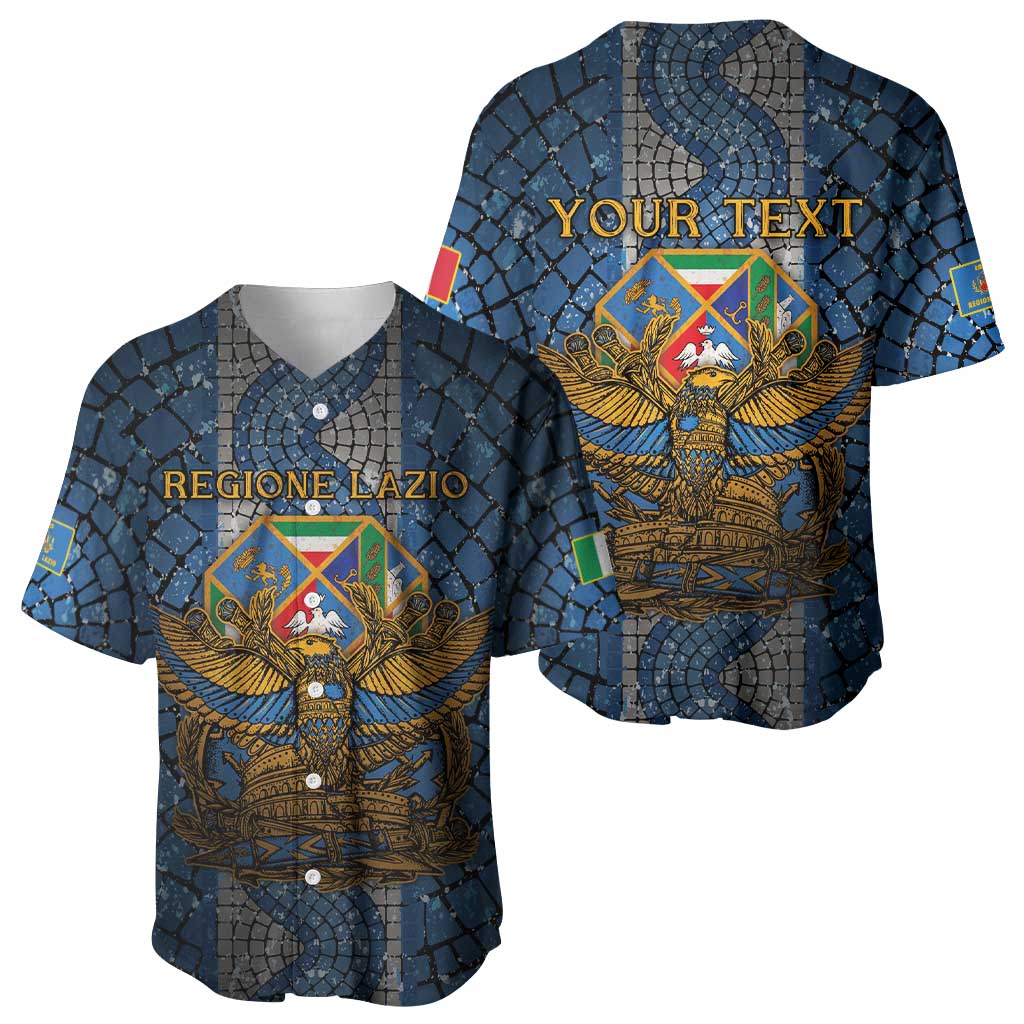 Personalized Italy Lazio Baseball Jersey Roman Eagle Heritage - Wonder Print Shop