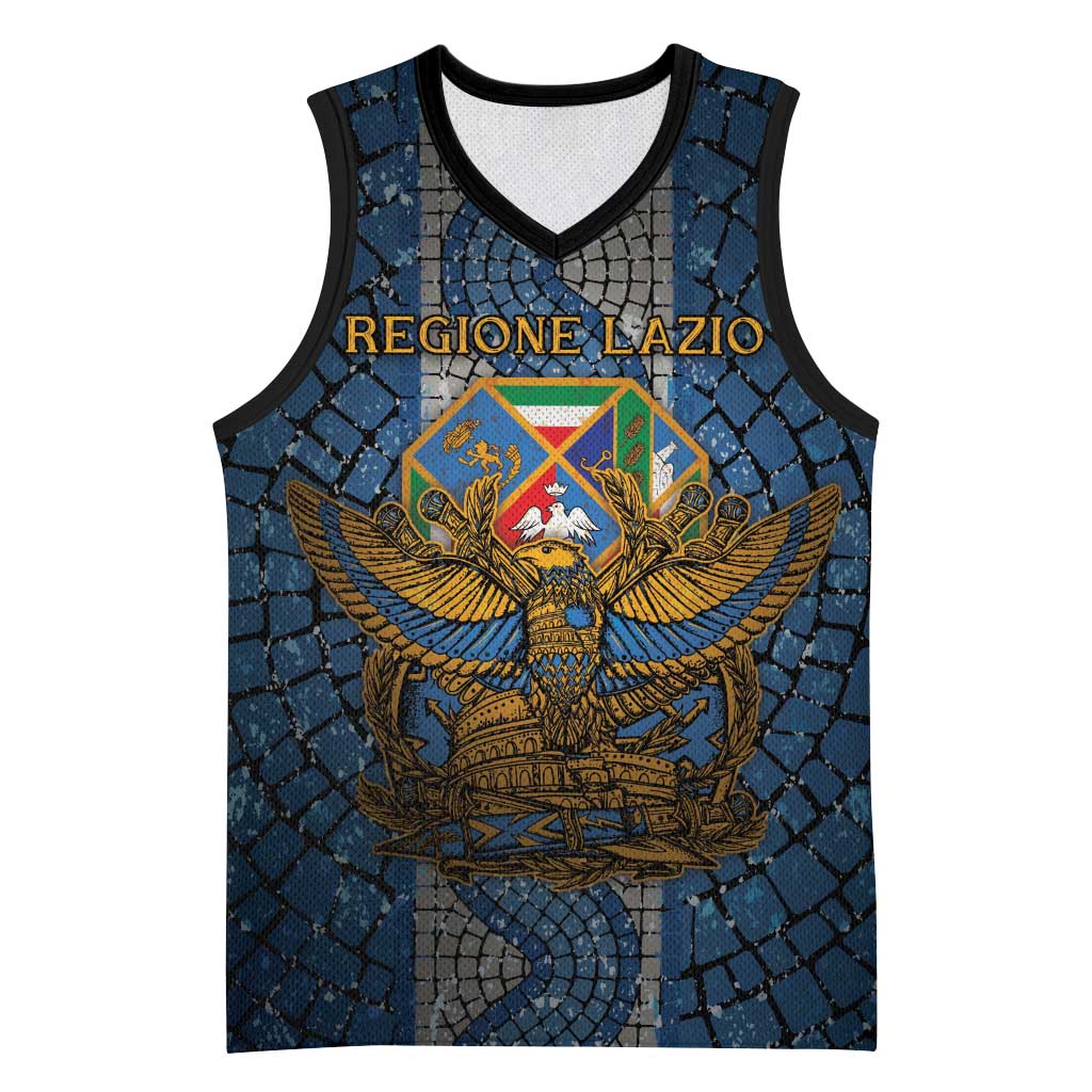 Personalized Italy Lazio Basketball Jersey Roman Eagle Heritage - Wonder Print Shop