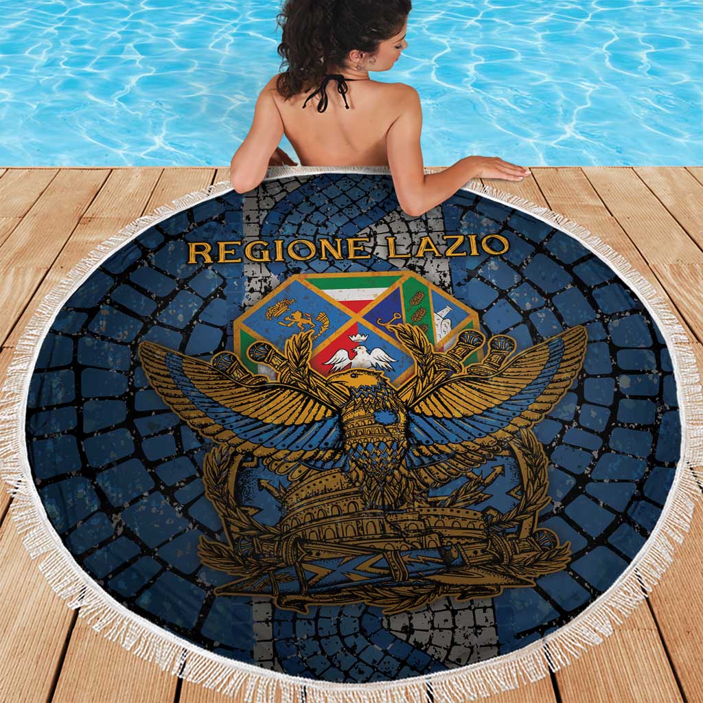 Italy Lazio Beach Blanket Roman Eagle Heritage - Wonder Print Shop