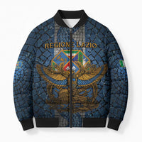 Personalized Italy Lazio Bomber Puffer Jacket Roman Eagle Heritage - Wonder Print Shop