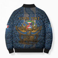 Personalized Italy Lazio Bomber Puffer Jacket Roman Eagle Heritage - Wonder Print Shop