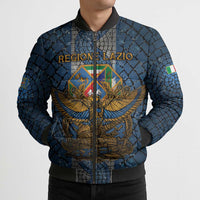 Personalized Italy Lazio Bomber Puffer Jacket Roman Eagle Heritage - Wonder Print Shop