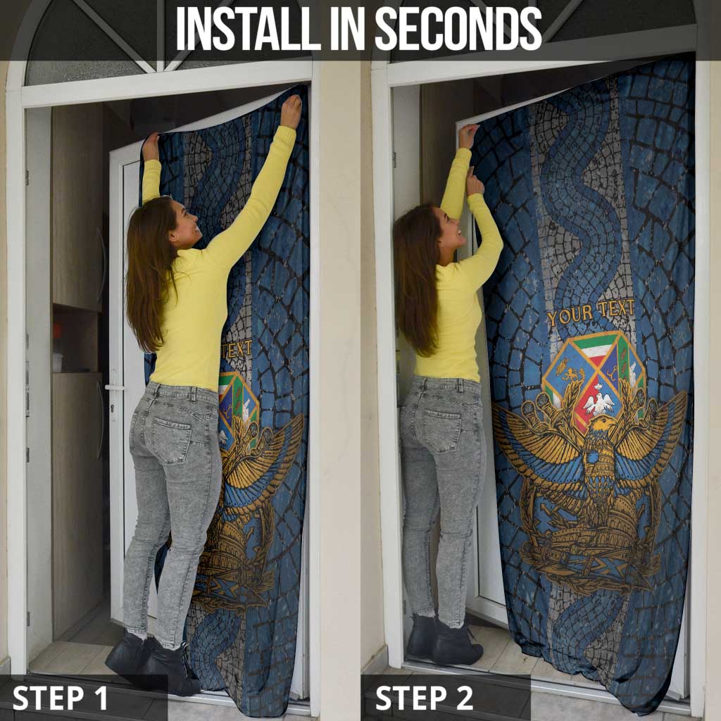Personalized Italy Lazio Door Cover Roman Eagle Heritage - Wonder Print Shop