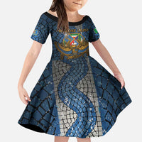 Personalized Italy Lazio Family Matching Mermaid Dress and Hawaiian Shirt Roman Eagle Heritage - Wonder Print Shop