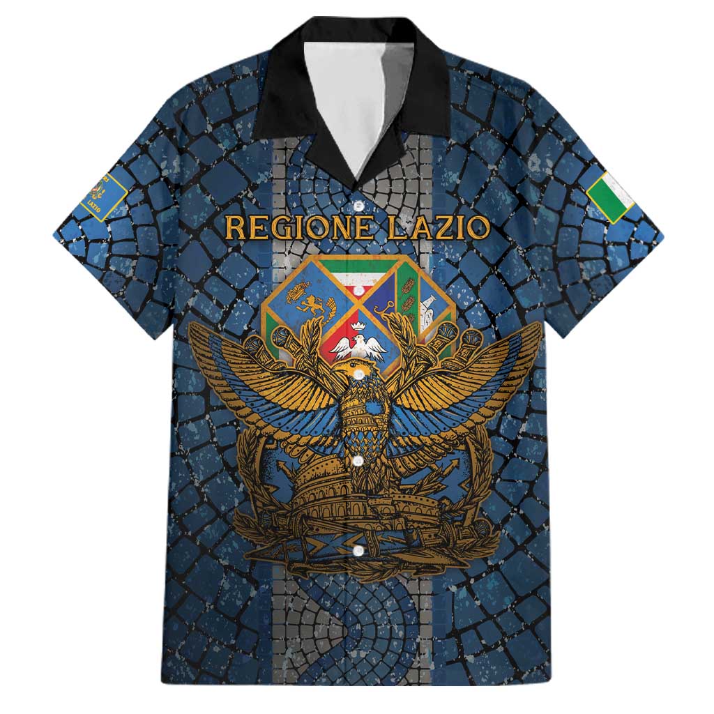 Personalized Italy Lazio Family Matching Mermaid Dress and Hawaiian Shirt Roman Eagle Heritage - Wonder Print Shop