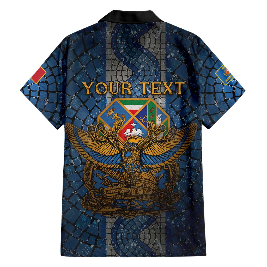 Personalized Italy Lazio Family Matching Mermaid Dress and Hawaiian Shirt Roman Eagle Heritage - Wonder Print Shop
