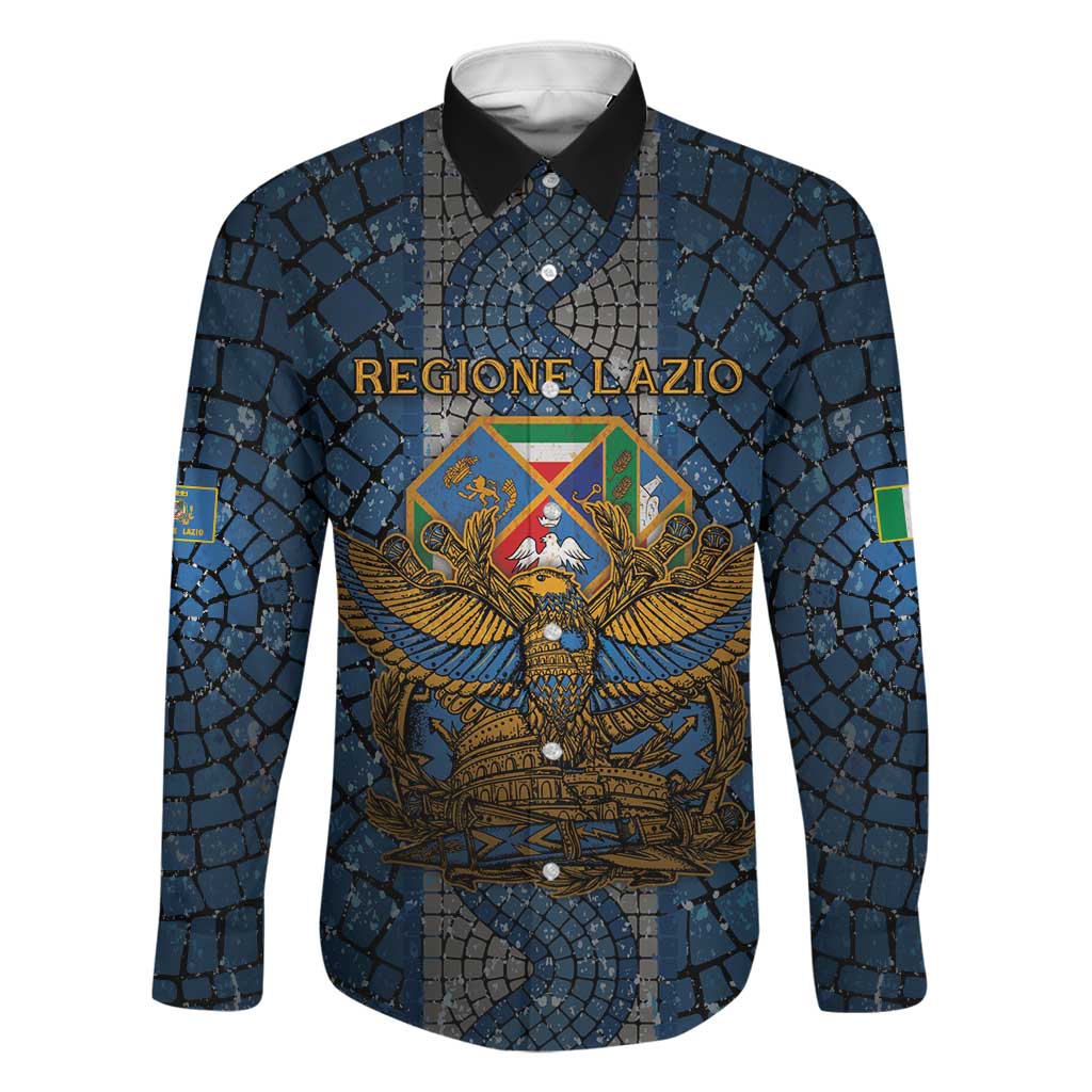 Personalized Italy Lazio Family Matching Mermaid Dress and Hawaiian Shirt Roman Eagle Heritage - Wonder Print Shop