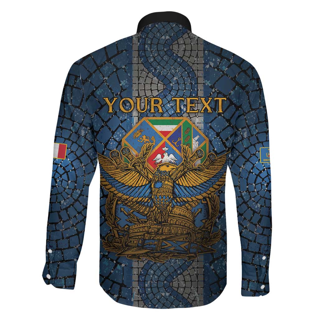 Personalized Italy Lazio Family Matching Mermaid Dress and Hawaiian Shirt Roman Eagle Heritage - Wonder Print Shop