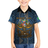 Personalized Italy Lazio Family Matching Mermaid Dress and Hawaiian Shirt Roman Eagle Heritage - Wonder Print Shop