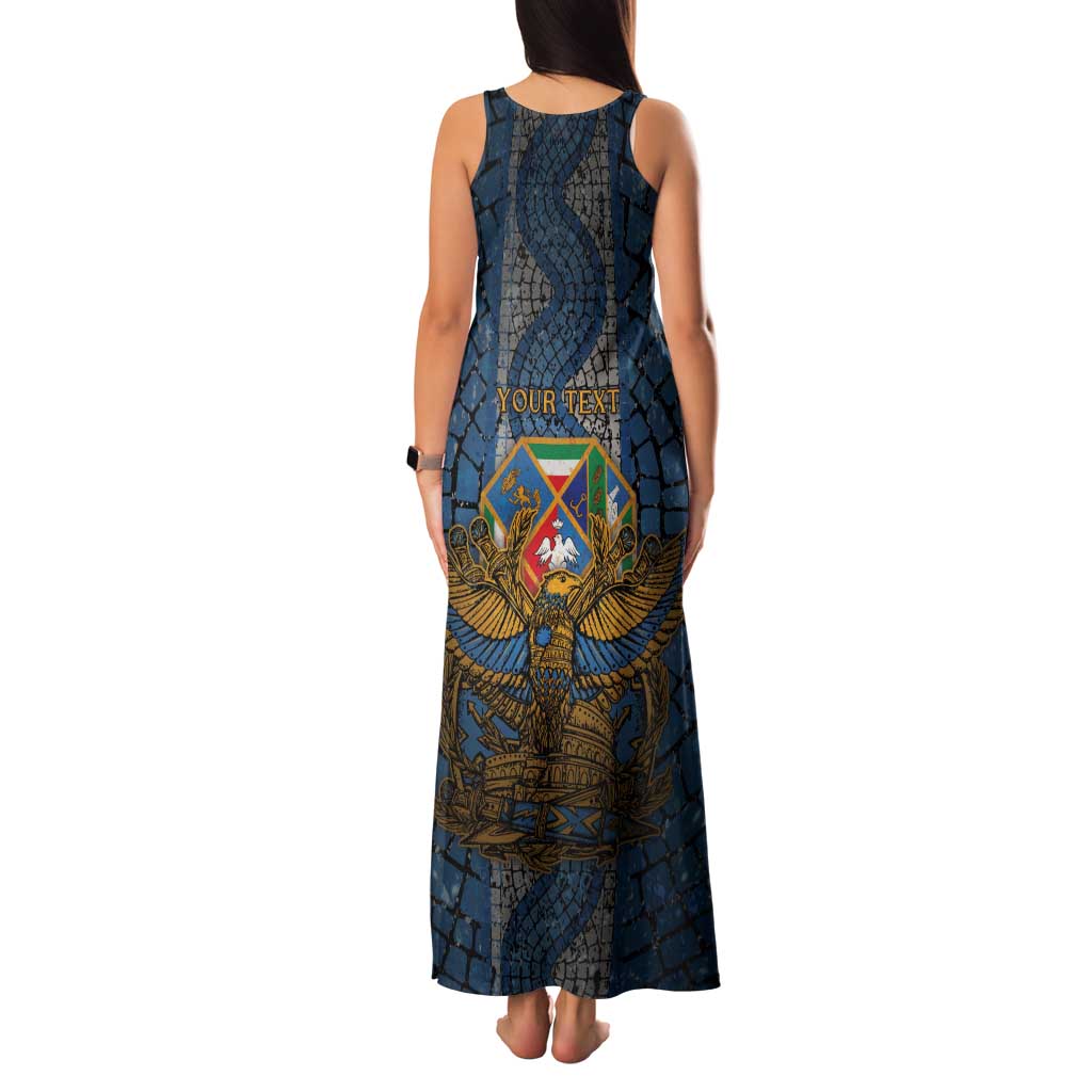 Personalized Italy Lazio Family Matching Tank Maxi Dress and Hawaiian Shirt Roman Eagle Heritage - Wonder Print Shop