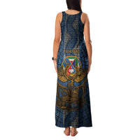 Personalized Italy Lazio Family Matching Tank Maxi Dress and Hawaiian Shirt Roman Eagle Heritage - Wonder Print Shop