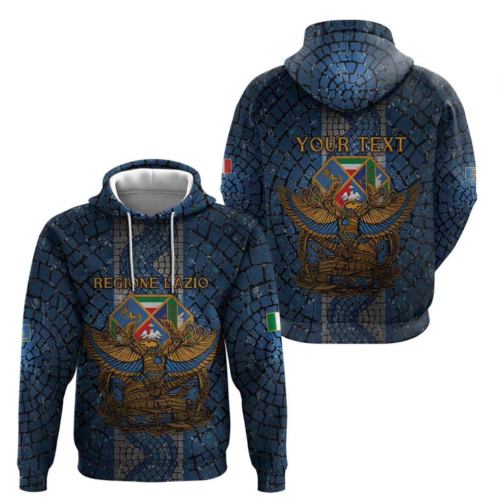 Personalized Italy Lazio Hoodie Roman Eagle Heritage - Wonder Print Shop