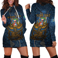 Personalized Italy Lazio Hoodie Dress Roman Eagle Heritage - Wonder Print Shop