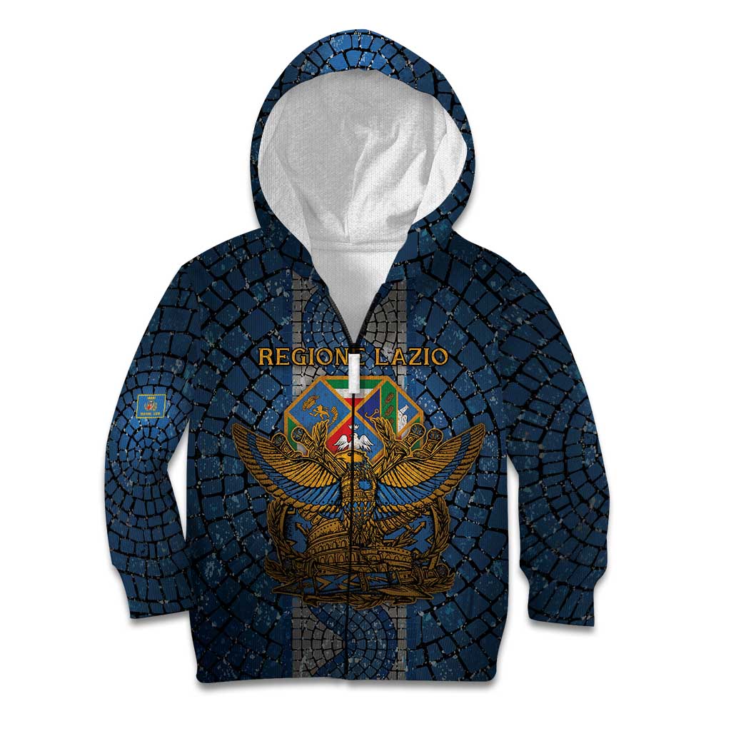 Personalized Italy Lazio Kid Hoodie Roman Eagle Heritage - Wonder Print Shop