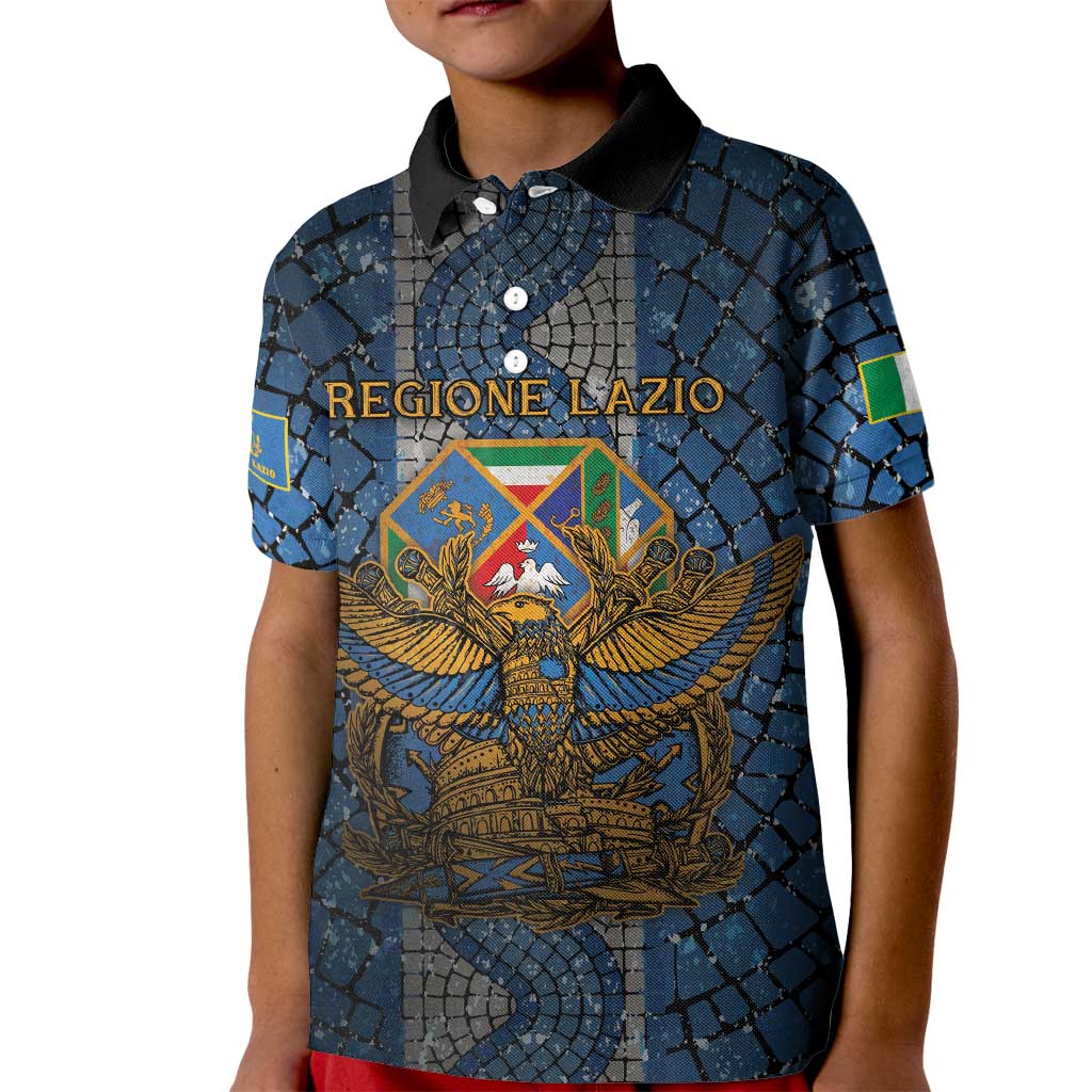 Personalized Italy Lazio Kid Polo Shirt Roman Eagle Heritage - Wonder Print Shop
