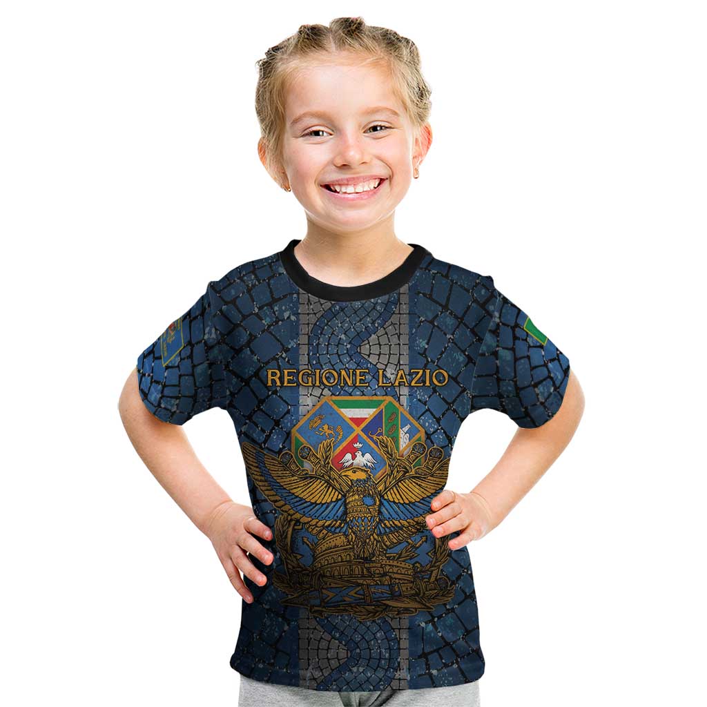 Personalized Italy Lazio Kid T Shirt Roman Eagle Heritage - Wonder Print Shop