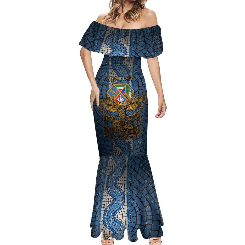Personalized Italy Lazio Mermaid Dress Roman Eagle Heritage - Wonder Print Shop