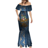 Personalized Italy Lazio Mermaid Dress Roman Eagle Heritage - Wonder Print Shop