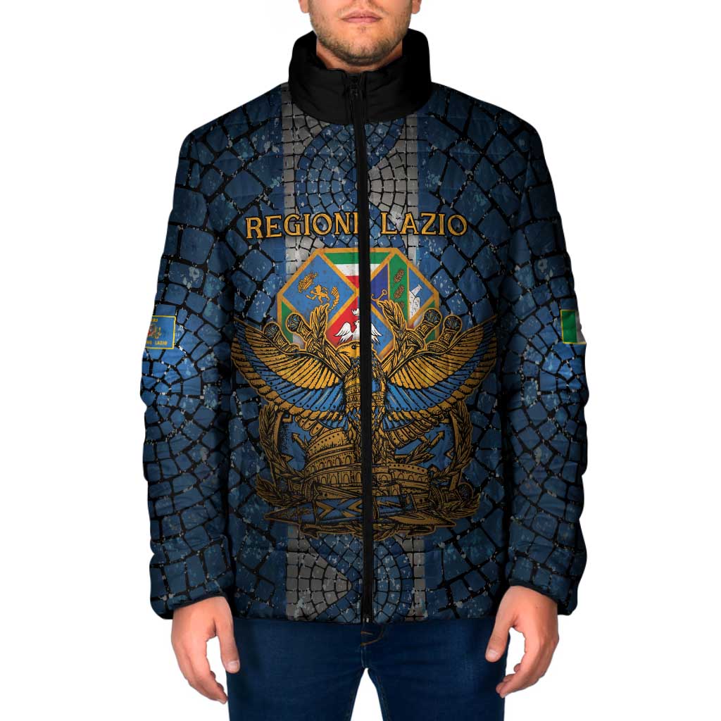 Personalized Italy Lazio Padded Jacket Roman Eagle Heritage - Wonder Print Shop