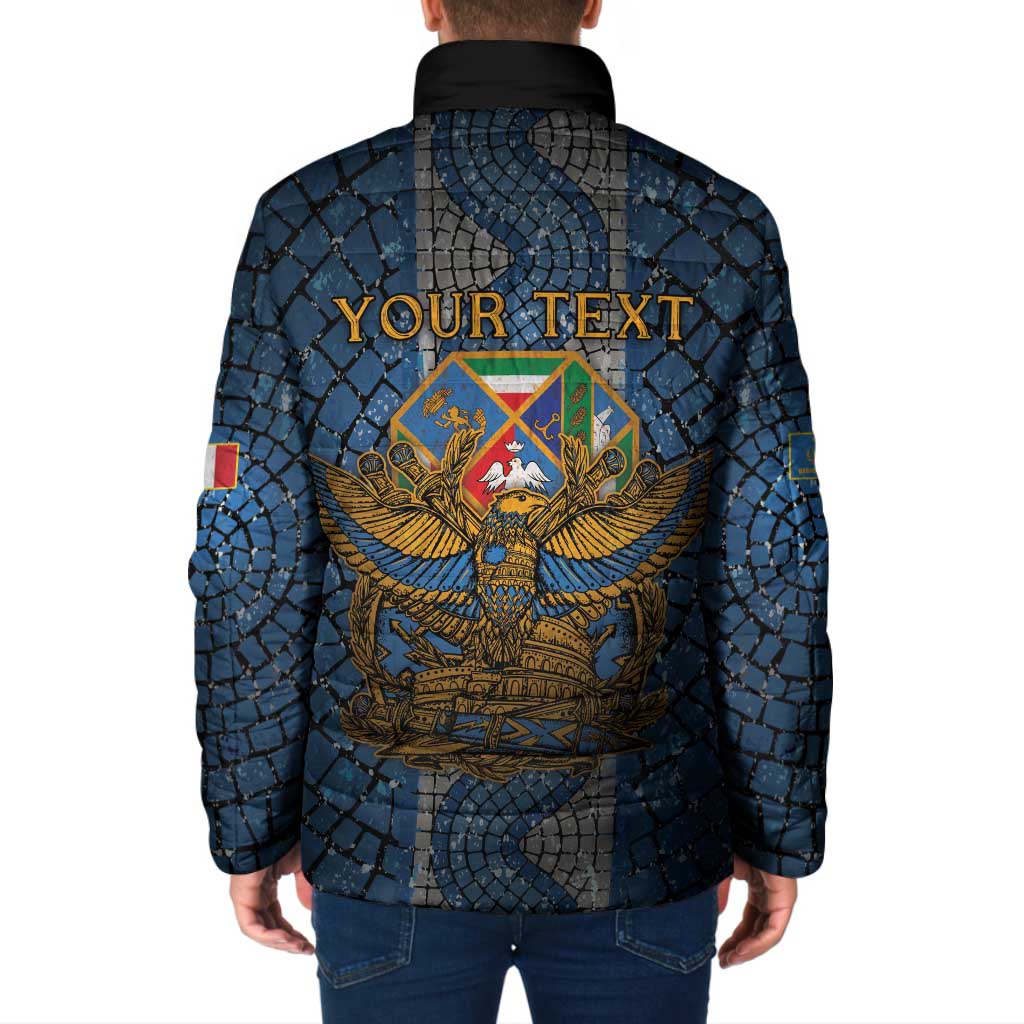 Personalized Italy Lazio Padded Jacket Roman Eagle Heritage - Wonder Print Shop
