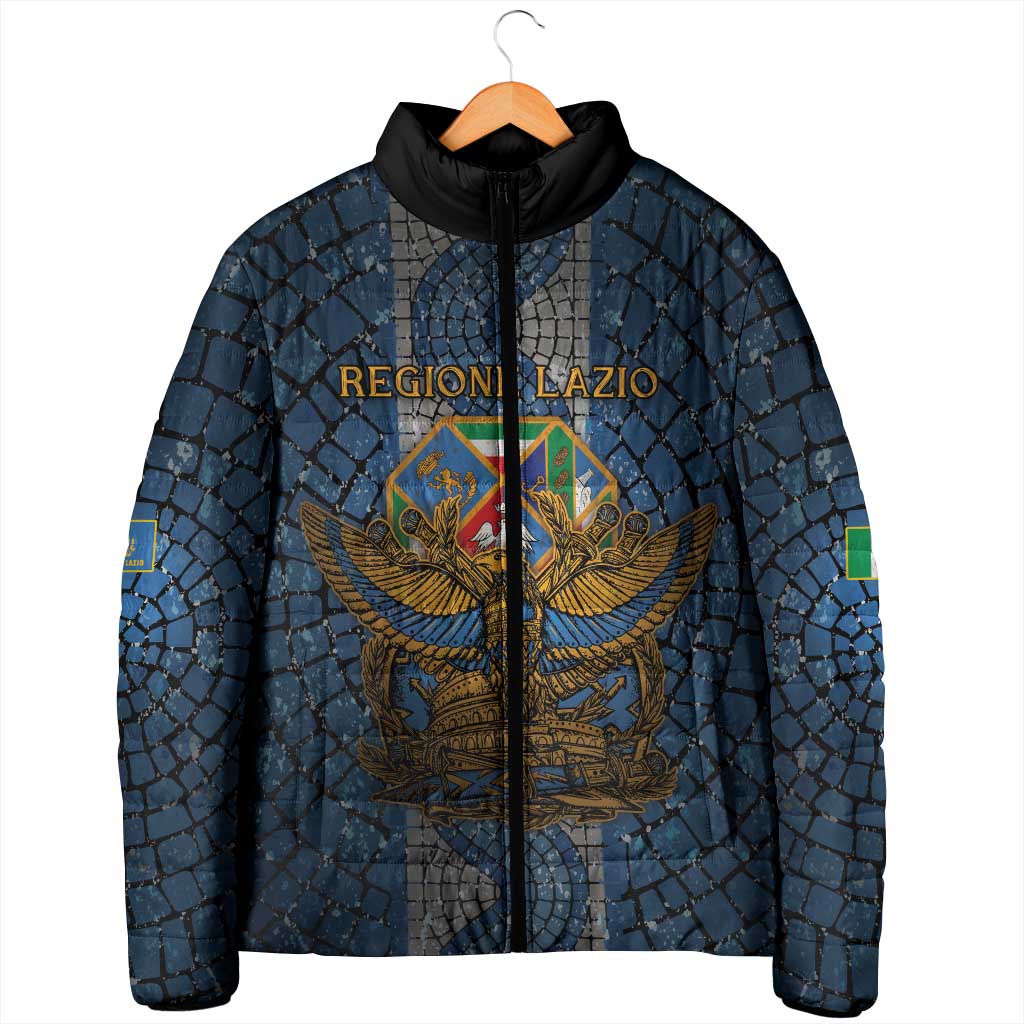 Personalized Italy Lazio Padded Jacket Roman Eagle Heritage - Wonder Print Shop