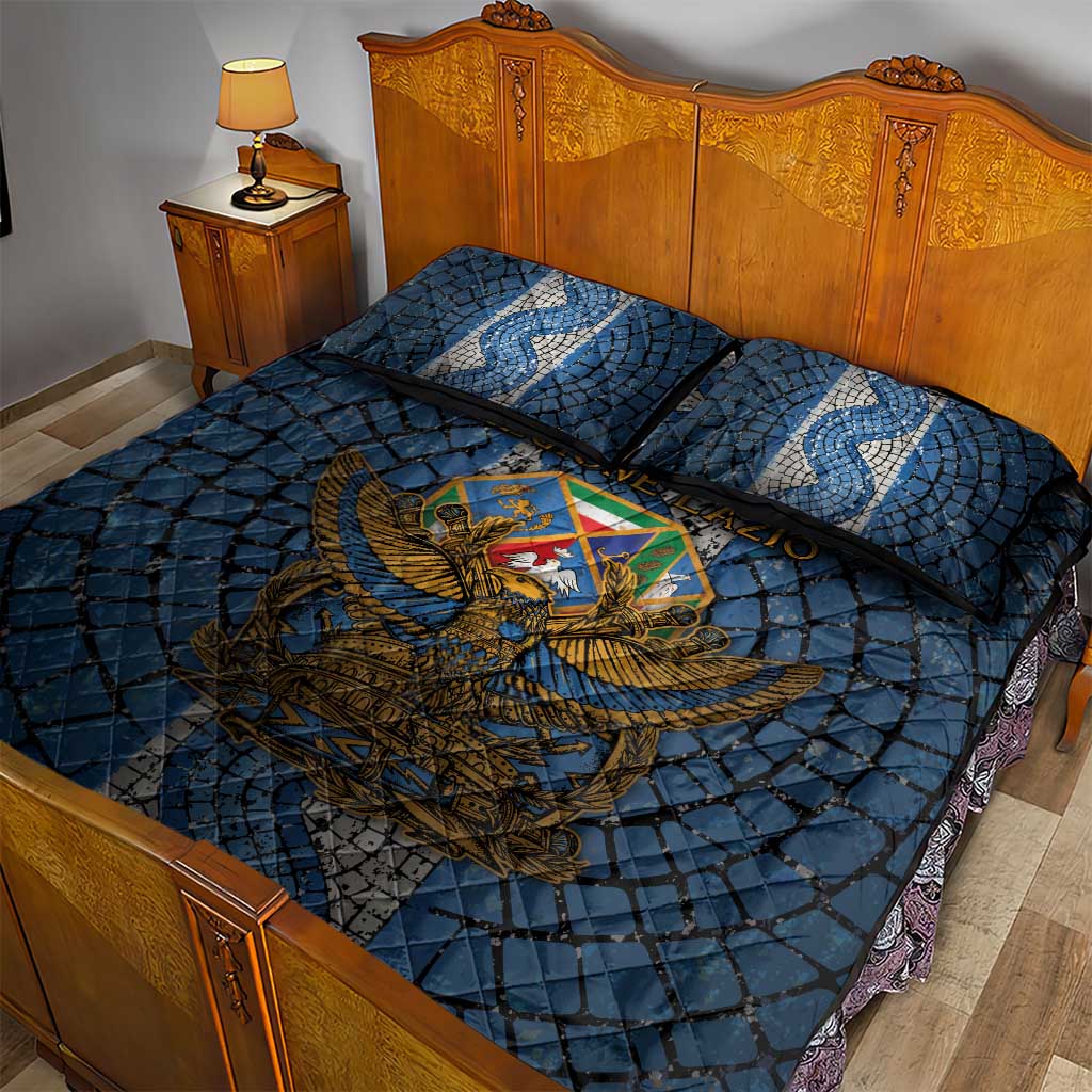 Italy Lazio Quilt Bed Set Roman Eagle Heritage - Wonder Print Shop
