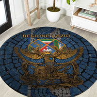 Italy Lazio Round Carpet Roman Eagle Heritage - Wonder Print Shop