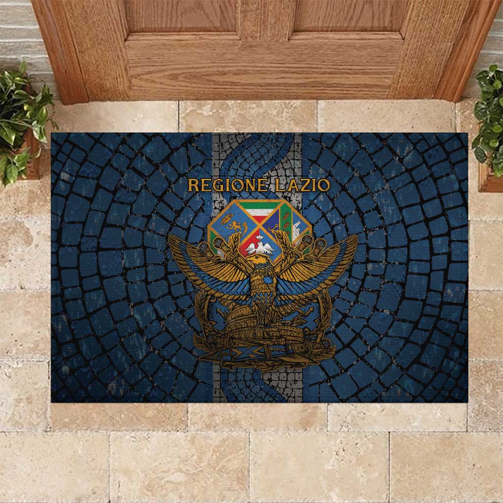 Italy Lazio Rubber Doormat Roman Eagle Heritage - Wonder Print Shop