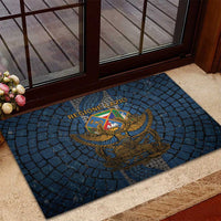 Italy Lazio Rubber Doormat Roman Eagle Heritage - Wonder Print Shop