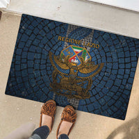 Italy Lazio Rubber Doormat Roman Eagle Heritage - Wonder Print Shop