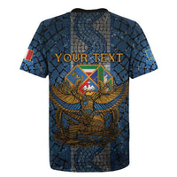 Personalized Italy Lazio Rugby Jersey Roman Eagle Heritage - Wonder Print Shop