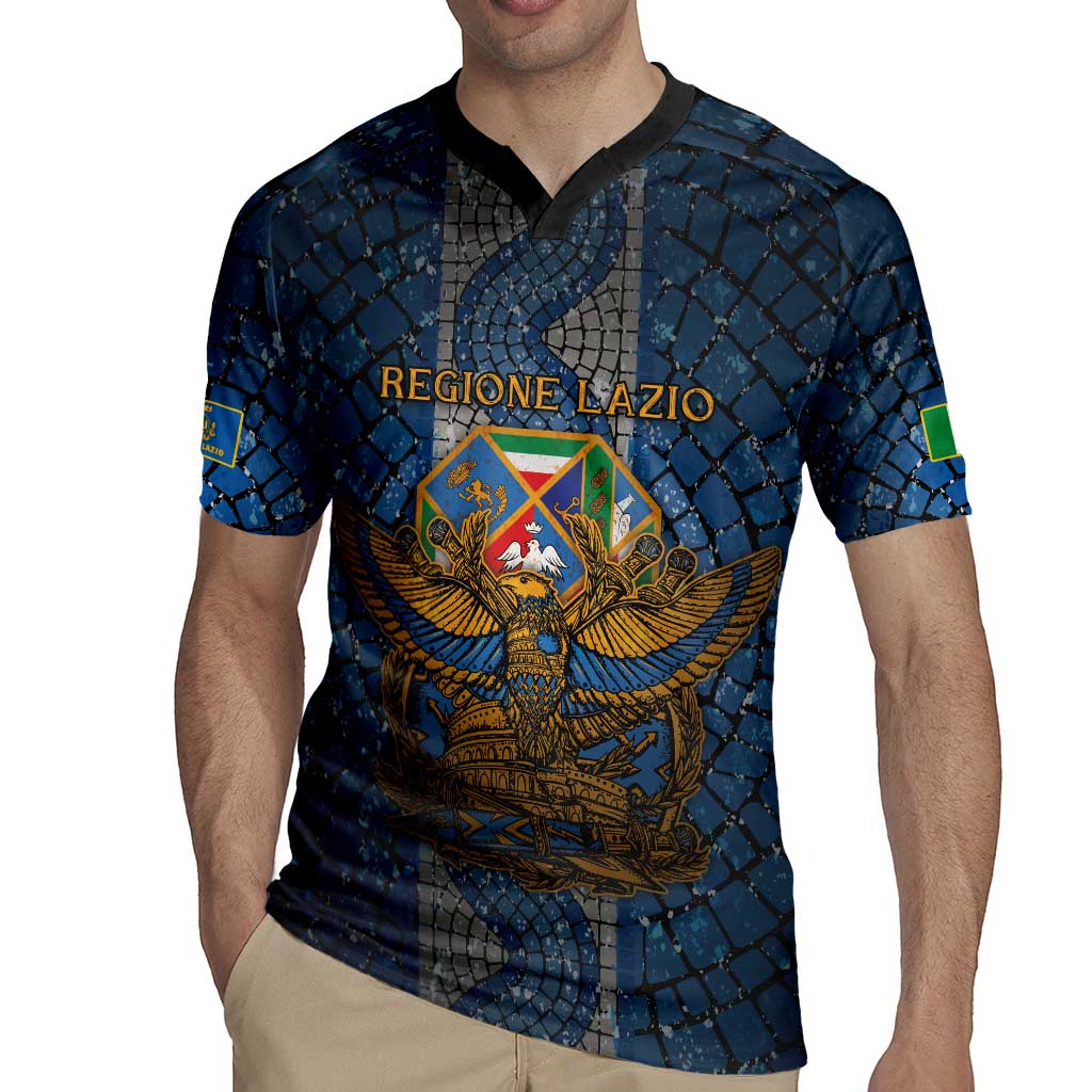 Personalized Italy Lazio Rugby Jersey Roman Eagle Heritage - Wonder Print Shop