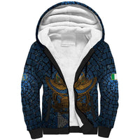 Personalized Italy Lazio Sherpa Hoodie Roman Eagle Heritage - Wonder Print Shop