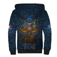 Personalized Italy Lazio Sherpa Hoodie Roman Eagle Heritage - Wonder Print Shop