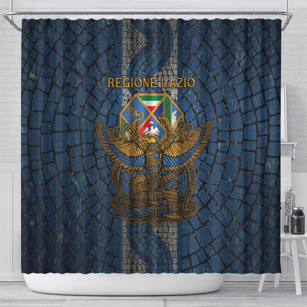 Italy Lazio Shower Curtain Roman Eagle Heritage - Wonder Print Shop