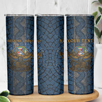 Personalized Italy Lazio Skinny Tumbler Roman Eagle Heritage - Wonder Print Shop