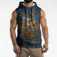 Personalized Italy Lazio Sleeveless Hoodie Roman Eagle Heritage - Wonder Print Shop