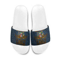 Italy Lazio Slide Sandals Roman Eagle Heritage - Wonder Print Shop