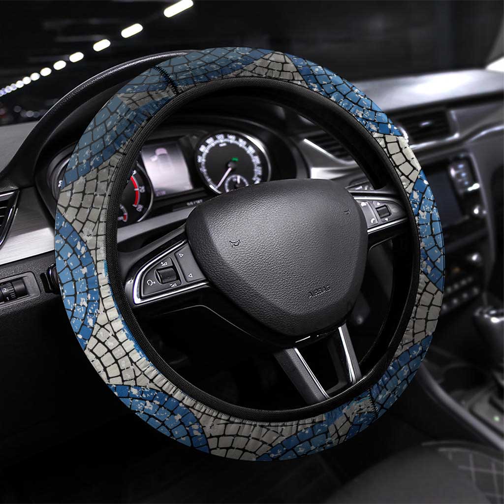 Italy Lazio Steering Wheel Cover Roman Eagle Heritage - Wonder Print Shop