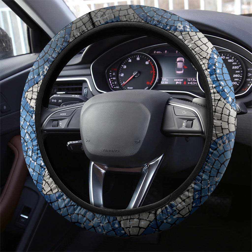 Italy Lazio Steering Wheel Cover Roman Eagle Heritage - Wonder Print Shop