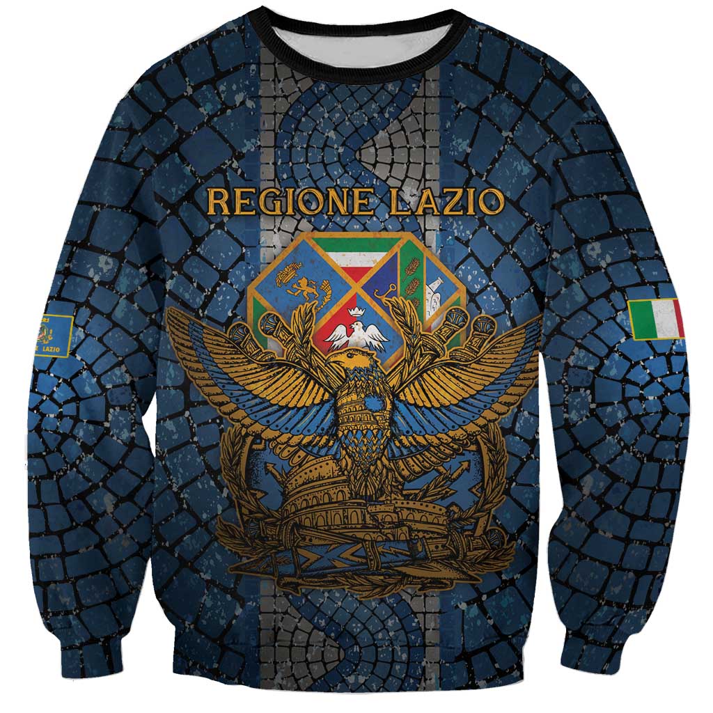 Personalized Italy Lazio Sweatshirt Roman Eagle Heritage - Wonder Print Shop